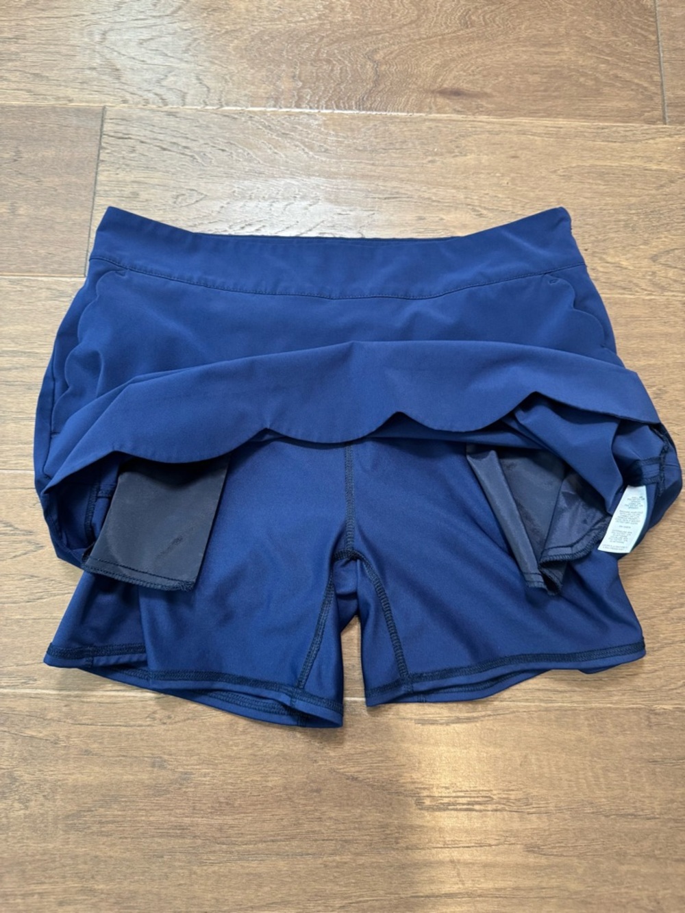 Vineyard Vines Scallop Hem Golf Tennis Skort Skirt - Navy Blue - Picture 8 of 11